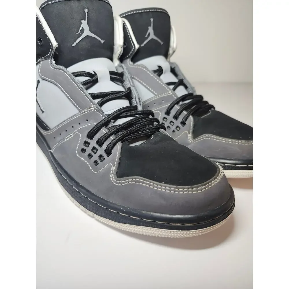 Jordan 1 Flight Men’s Gray Sz 9 Athletic Sneaker Streetwear Mid Top